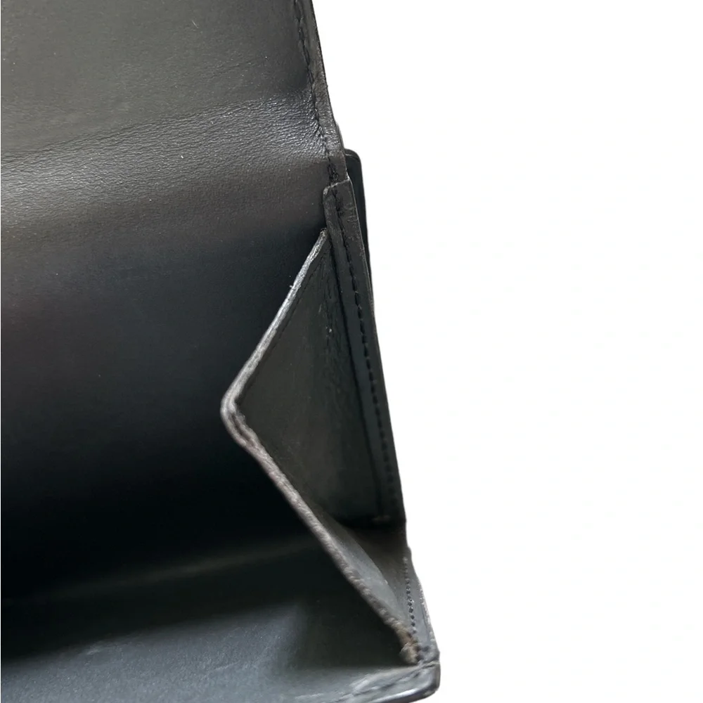 Louis Vuitton Elise Matte Vernis Charcoal Trifold Wallet - Picture 7 of 12